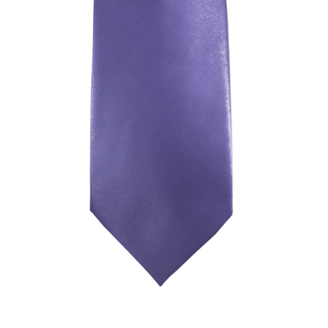 Satin Solid Tie in Lilac