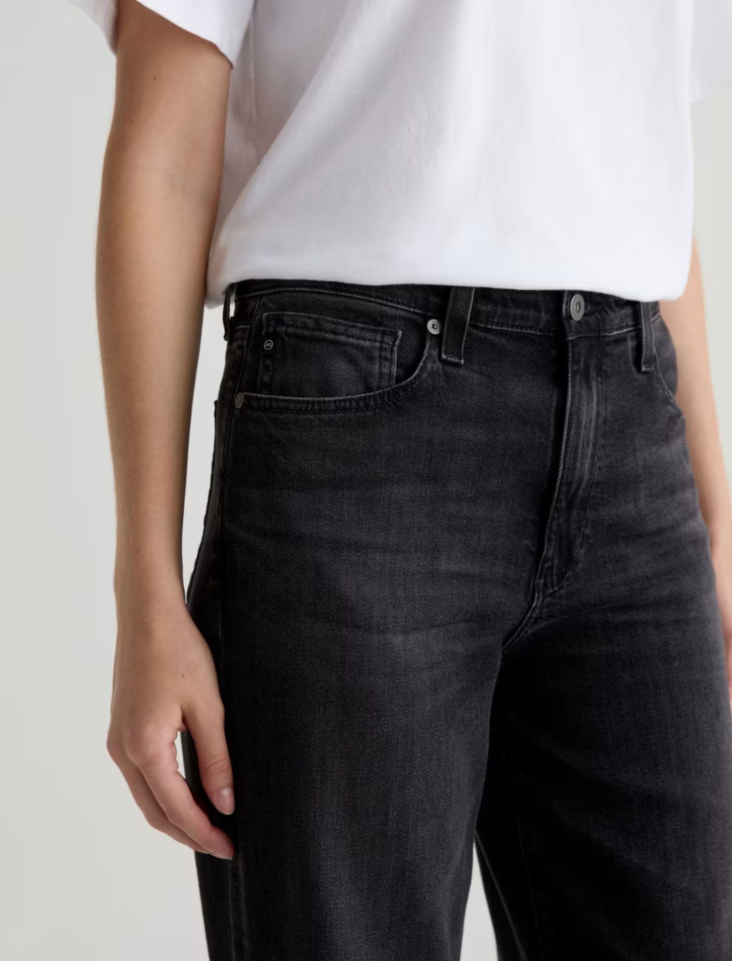Kora High Waist Wide Leg Jean in Nebula