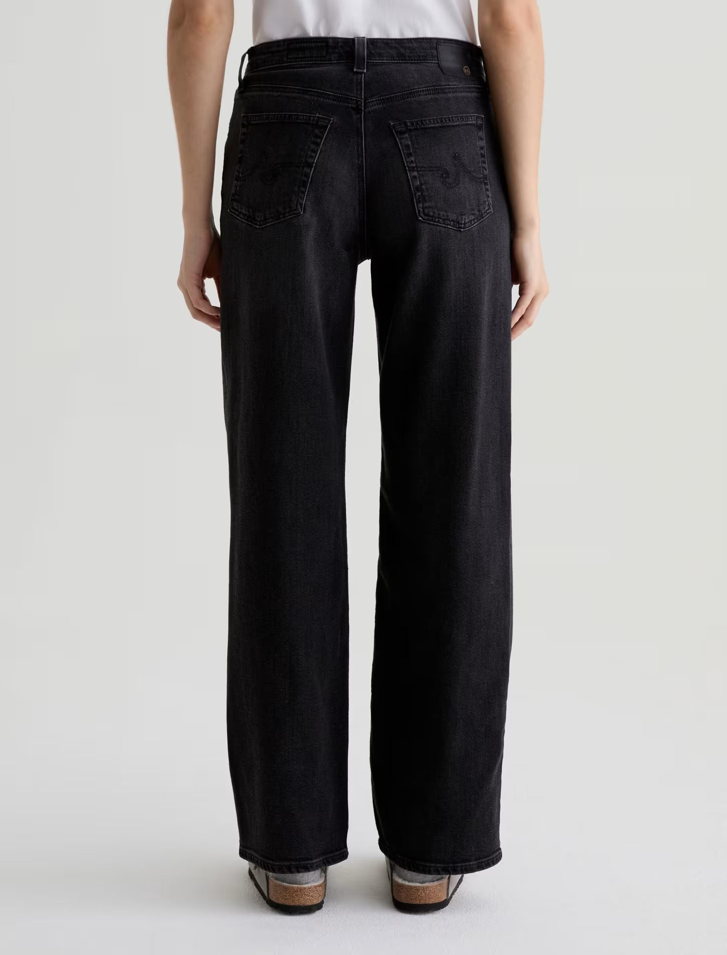 Kora High Waist Wide Leg Jean in Nebula