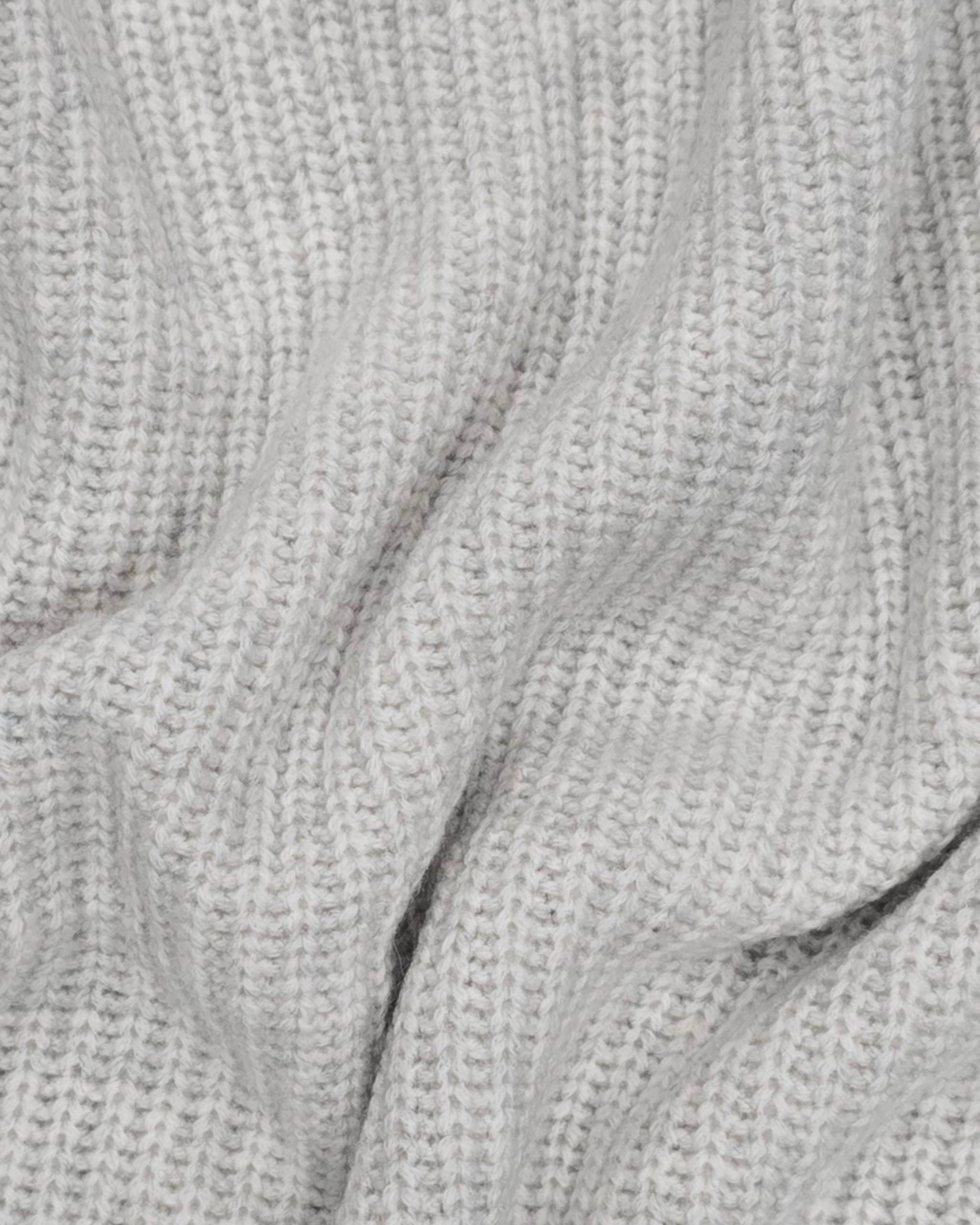 Moselle Sleeveless Knit Vest in White Grey