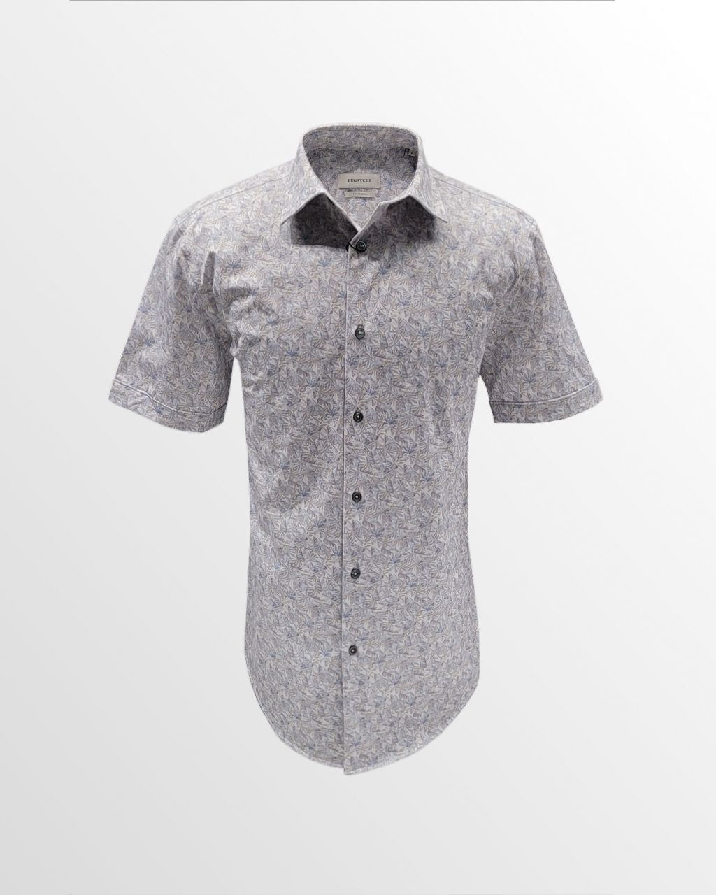 Bugatchi OoohCotton Casual Shirt in Faded Ferns