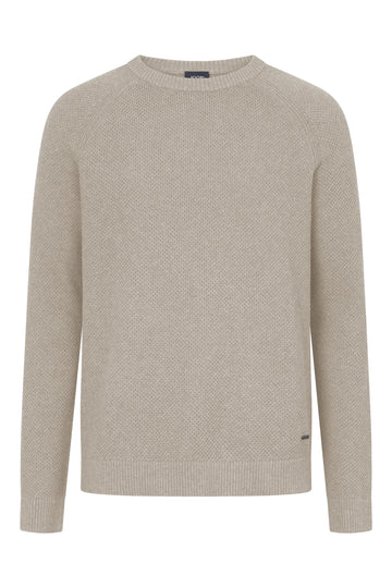 Nadion Textured Pullover In Chai