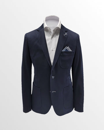 Jersey Sport Jacket in Navy