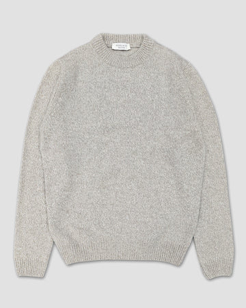 Wool Blend Crew Neck in Oatmeal