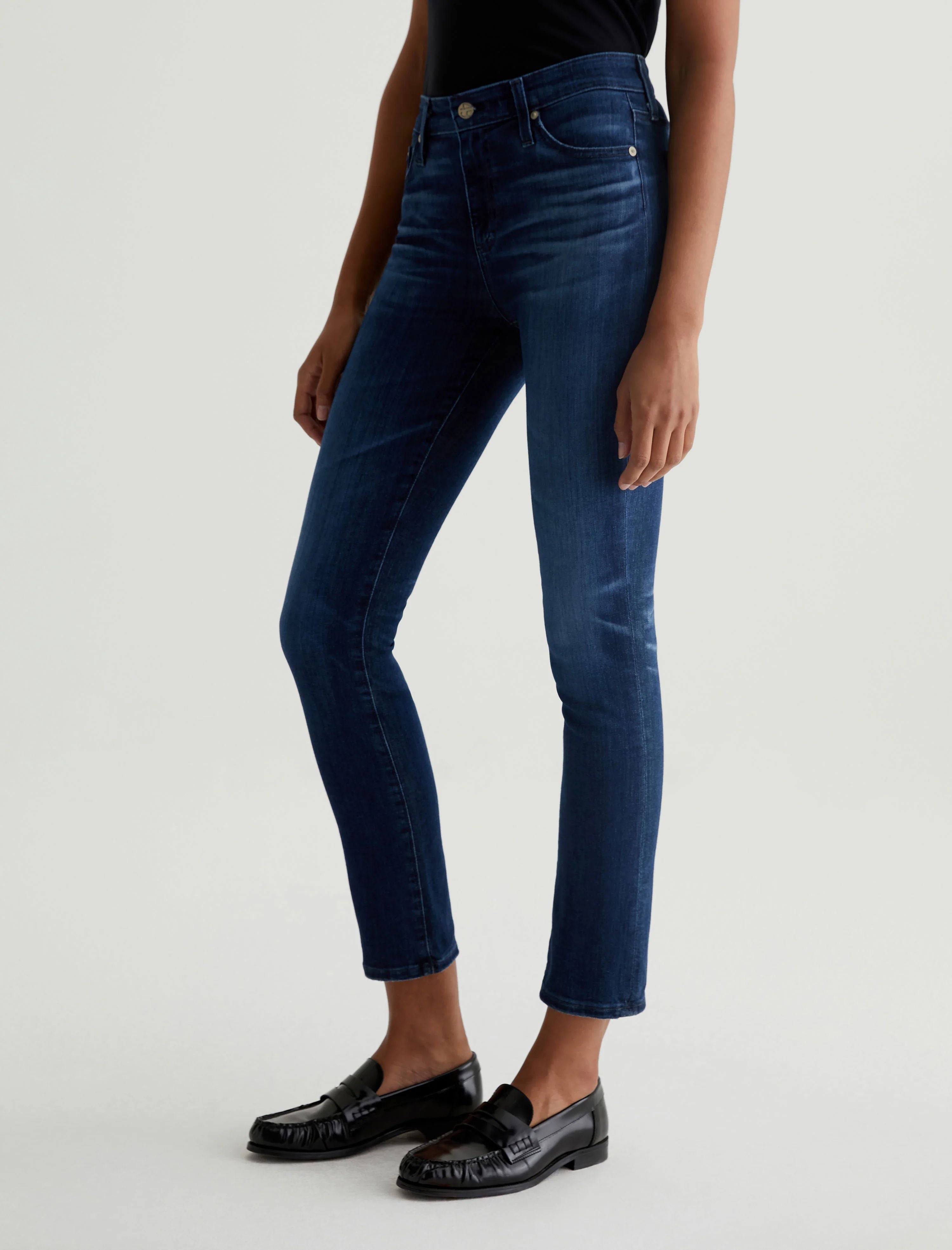 Mari Mid-Rise Slim Straight in 5 Years Blue Essence