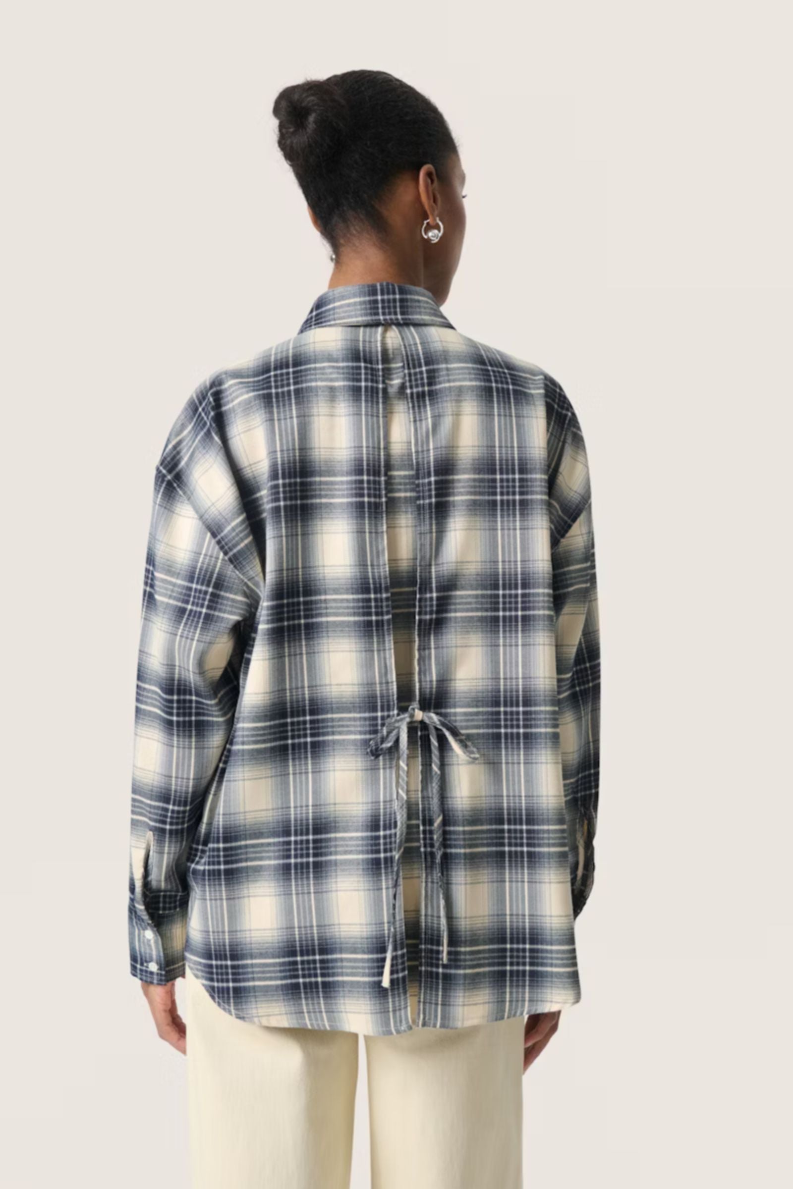 Pamala Shirt in Navy Checks