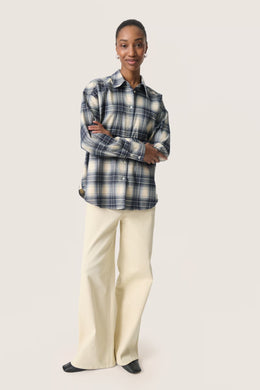 Pamala Shirt in Navy Checks