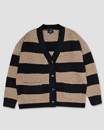 Phillie Cardigan in Charred Hickory