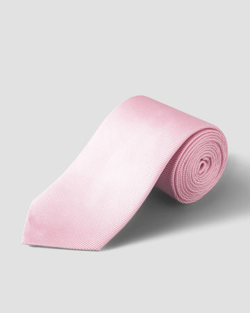 Basketweave Tie in Pink