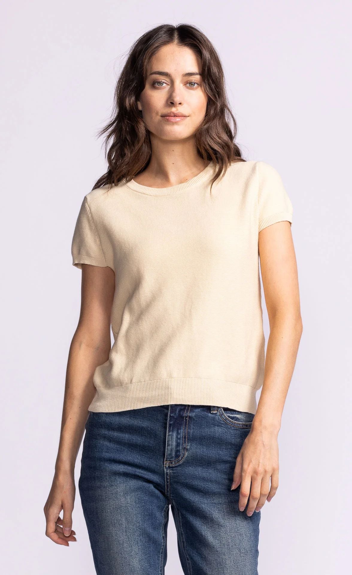 Janine Top in Taupe