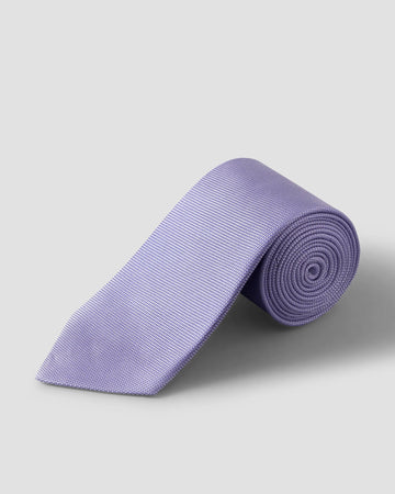 Basketweave Tie in Purple