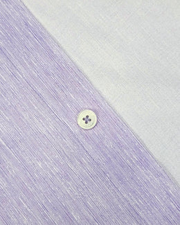 Bugatchi OoohCotton Casual Shirt in Vertical Stripe Lavender