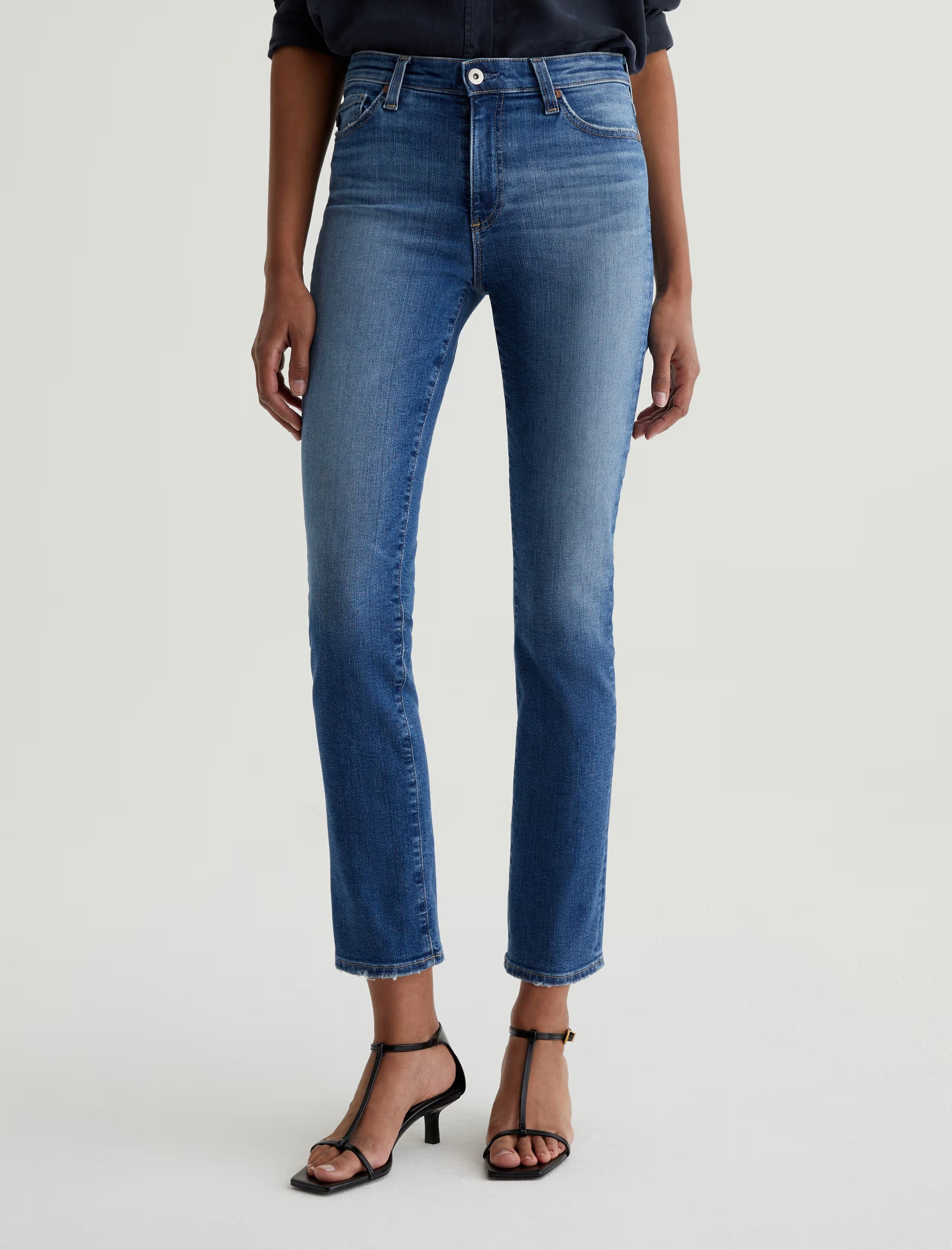 Mari Straight Leg Jean in Oceanside