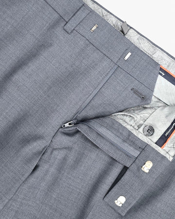 Yuri Slim Fit Dress Pant in Light Grey