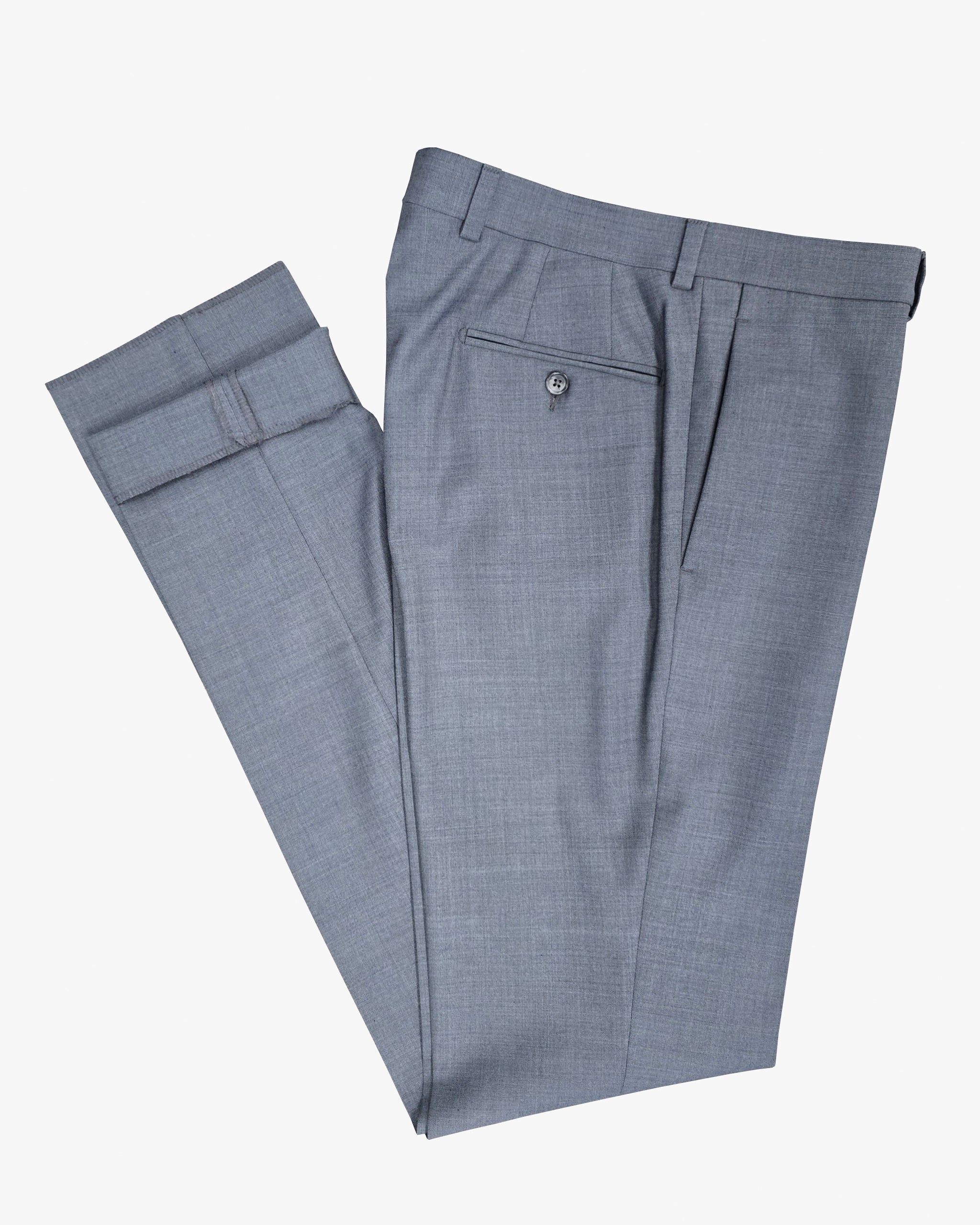 Yuri Slim Fit Dress Pant in Light Grey