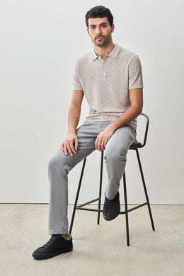 Skelling Sweater Polo in Tan