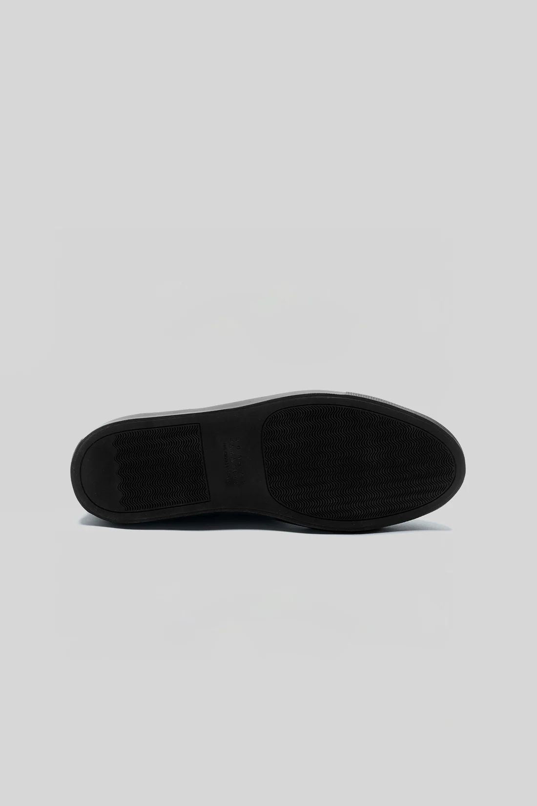 Delta Leather Sneaker in Black