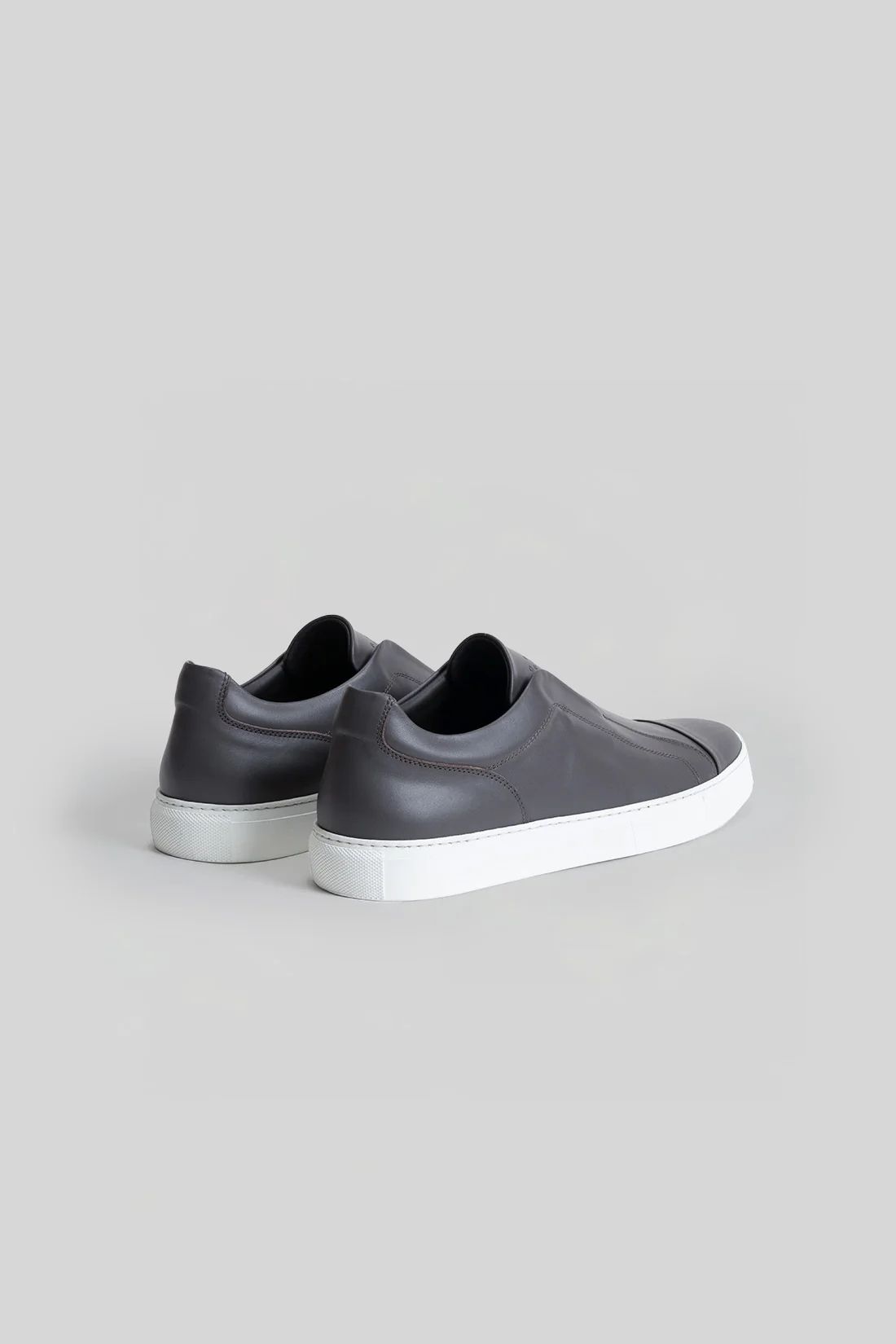 Delta Leather Sneaker in Taupe