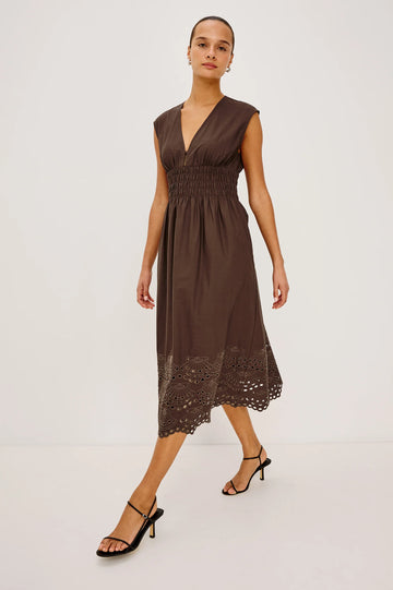 Roxanne Dress in Espresso