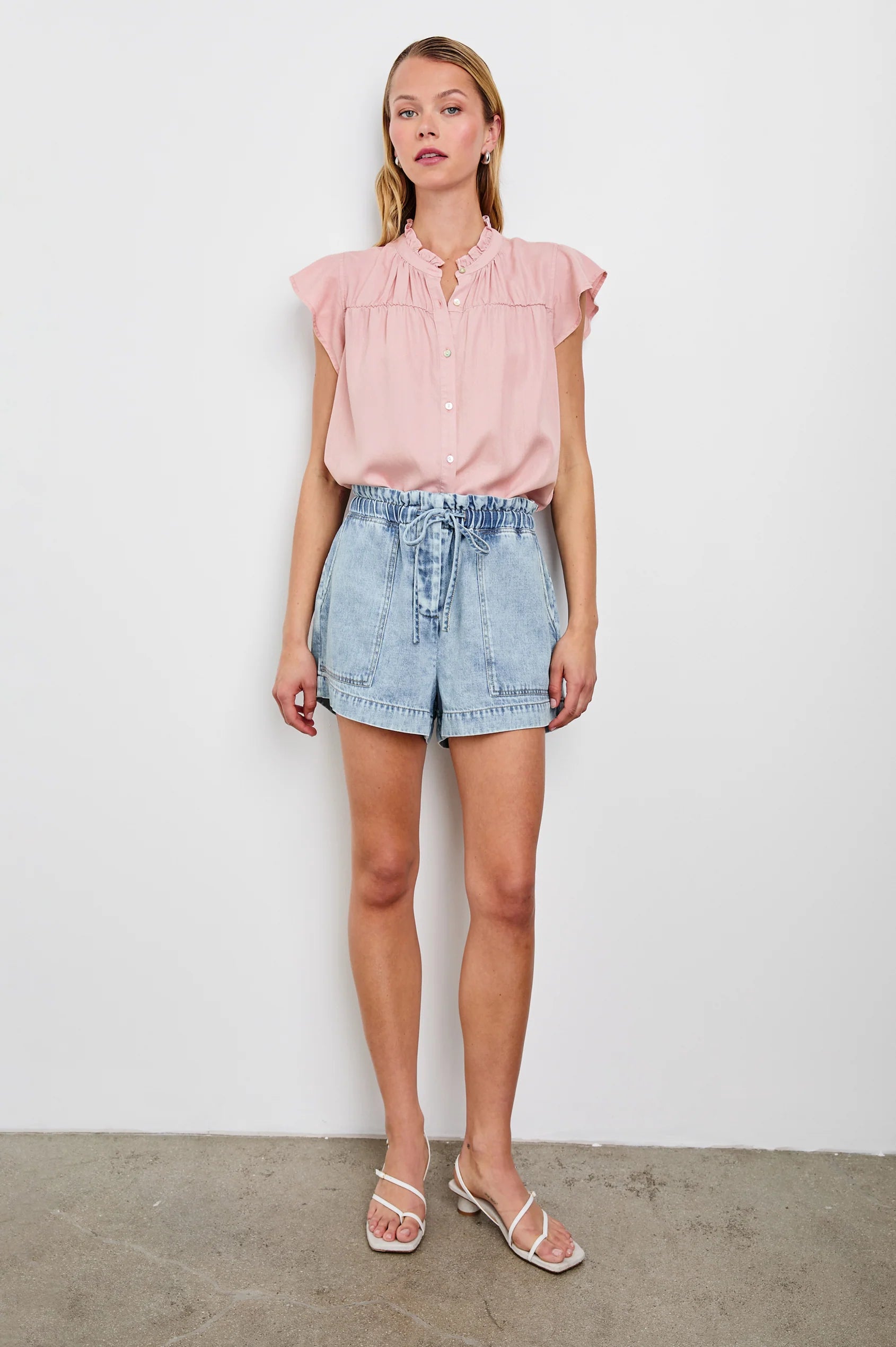 Ruthie Top in Dusty Rose