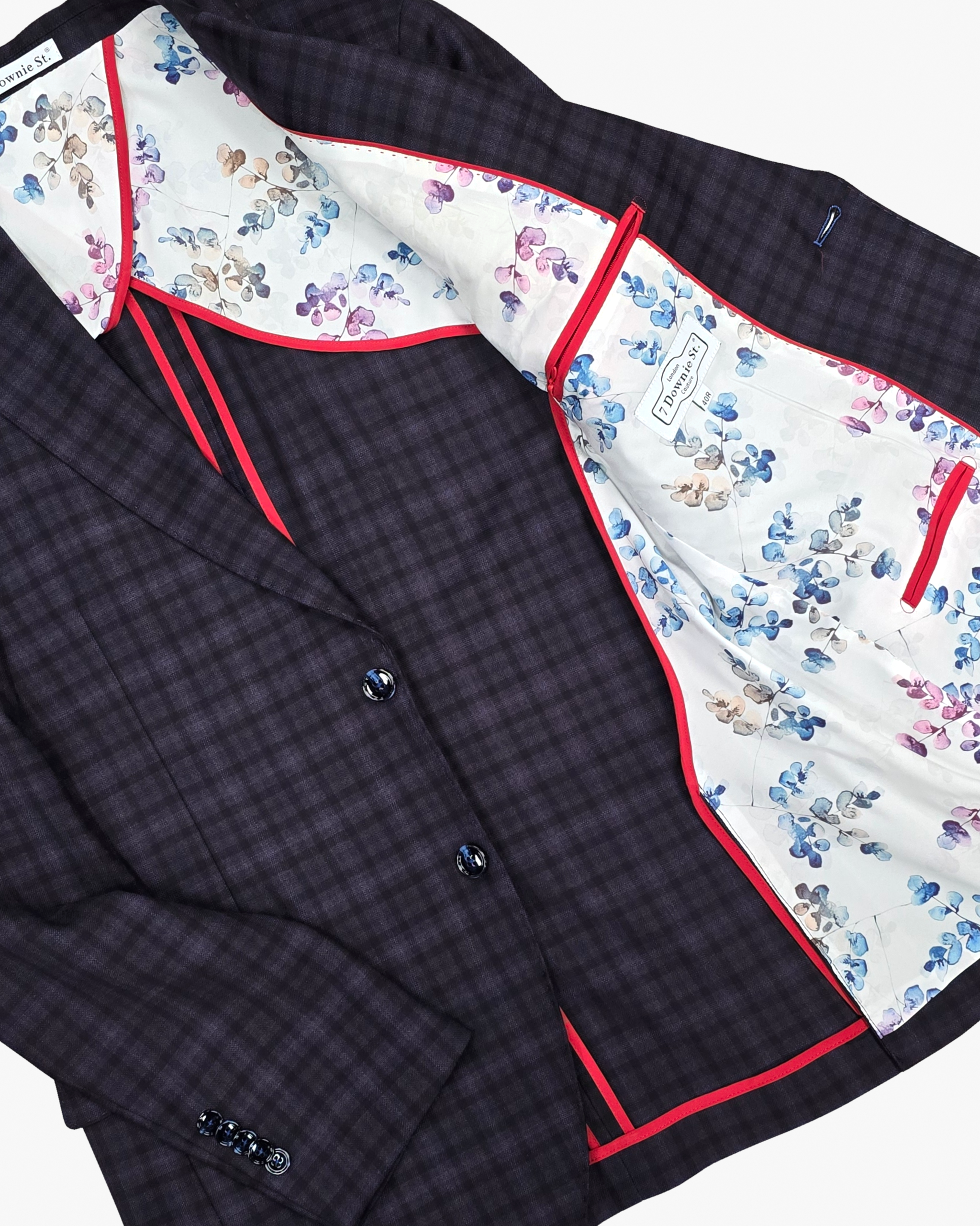 Roscoe Sport Jacket in Wine Plaid