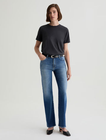 Kora High Waist Wide Leg Jean in Fable