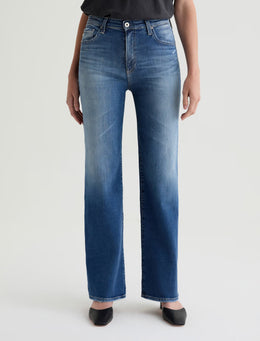 Kora High Waist Wide Leg Jean in Fable
