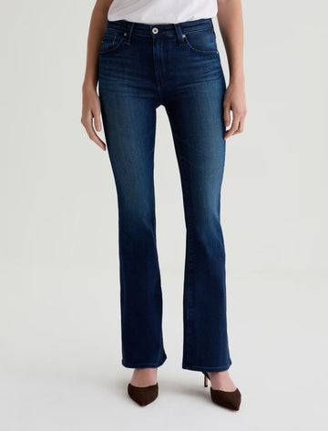Farrah Mid Rise Boot Cut Jean in Epilogue
