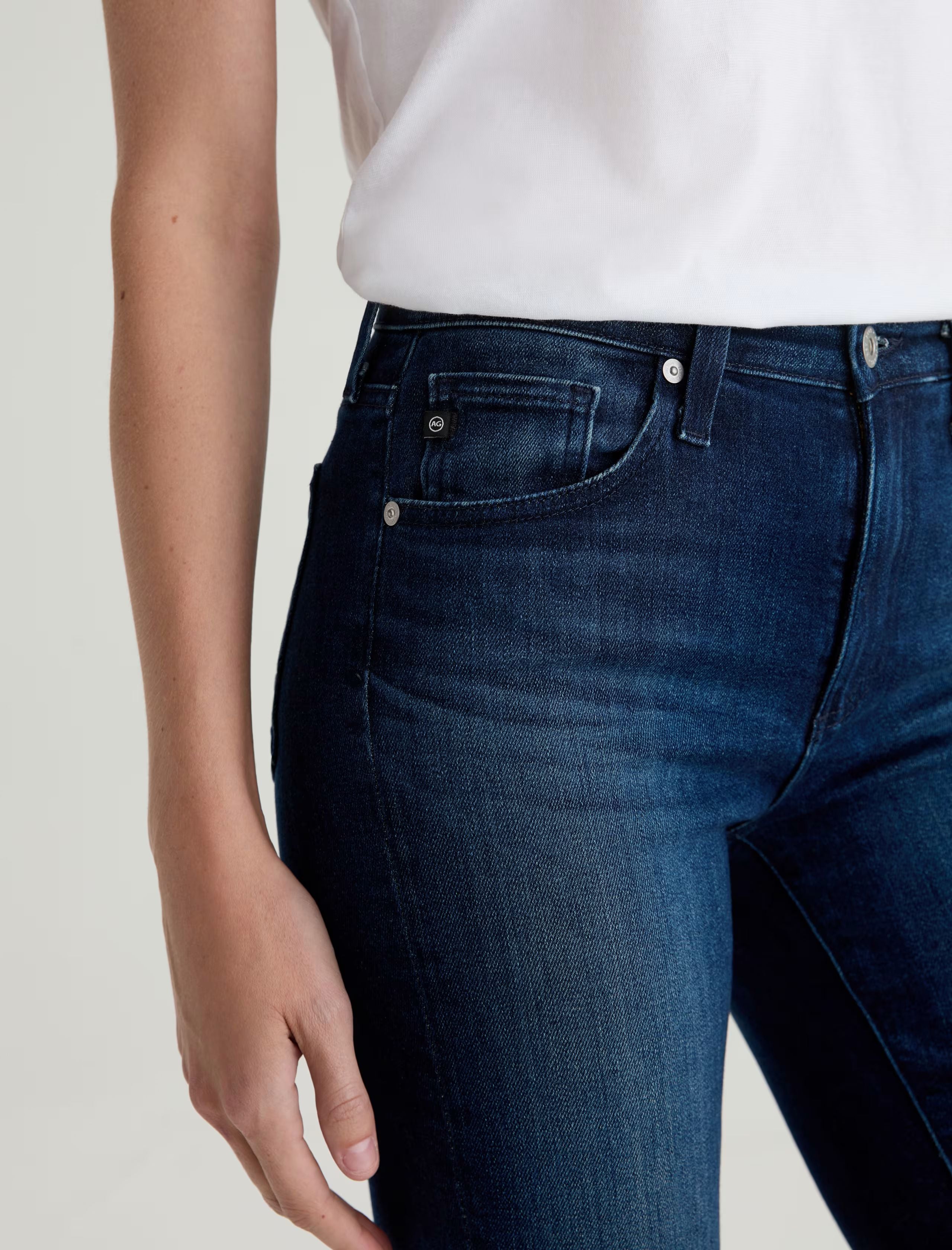 Farrah Mid Rise Boot Cut Jean in Epilogue