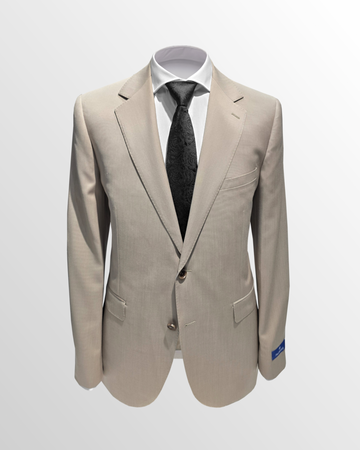 Super 120's Wool Suit in Stone