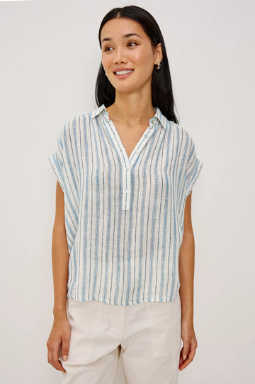 Tuscany Shirt in Windward Stripe