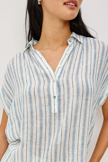 Tuscany Shirt in Windward Stripe