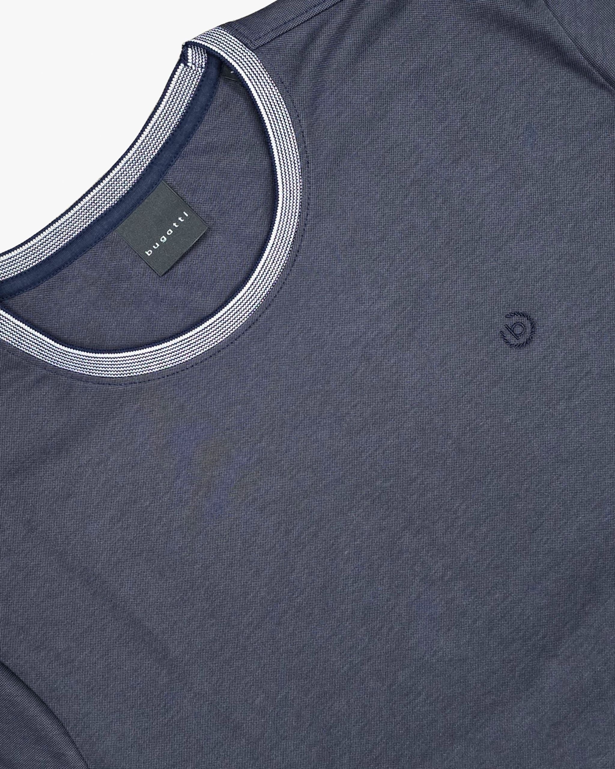 Crew Neck T-Shirt in Dark Steel Blue