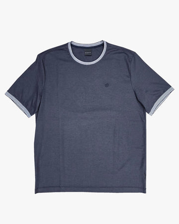 Crew Neck T-Shirt in Dark Steel Blue
