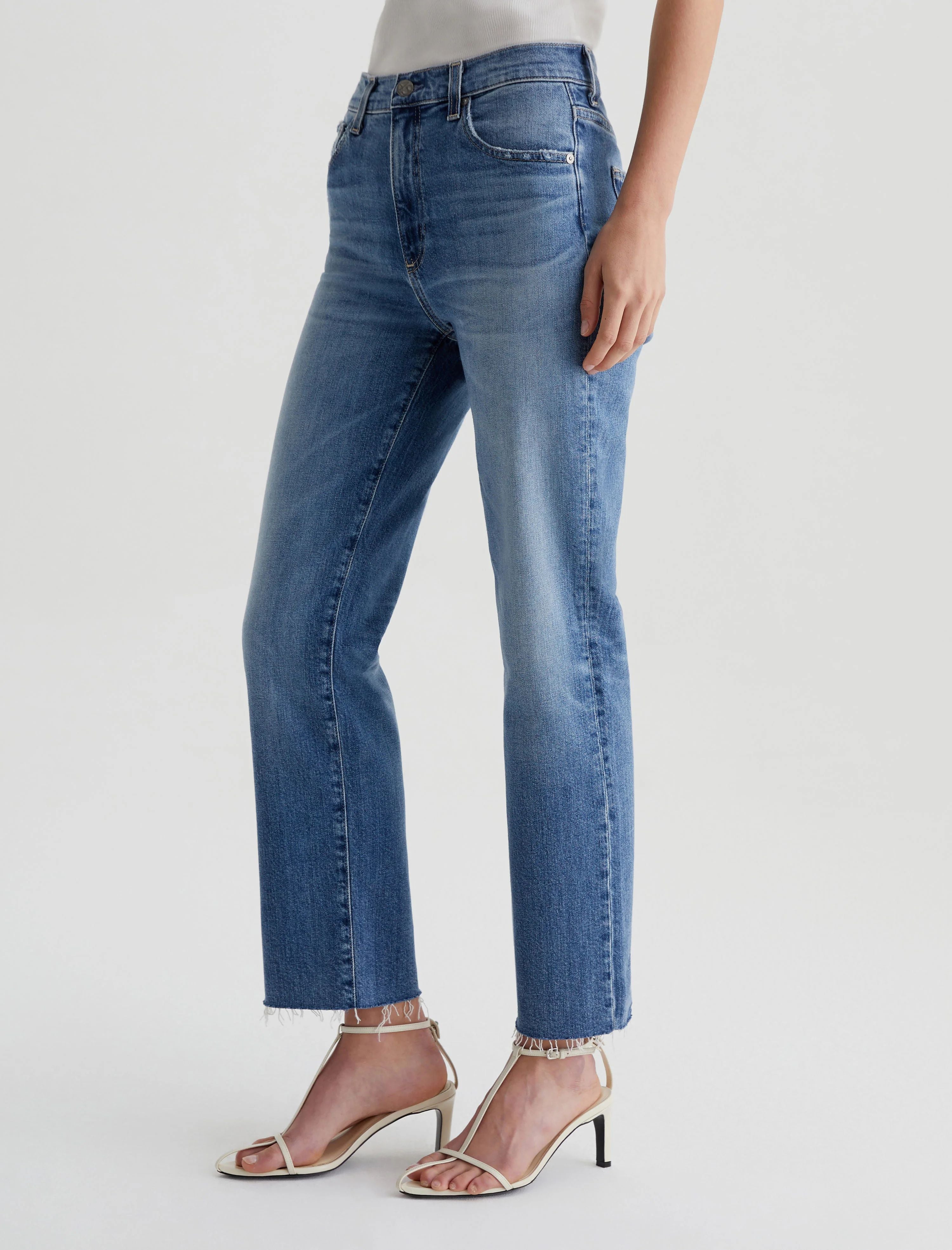 Brinley Crop Mid-Rise Straight in 16 Year Postcard