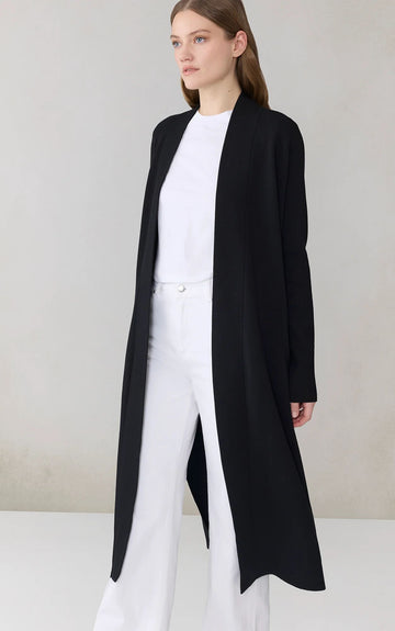 Zola Maxi Cardigan in Black