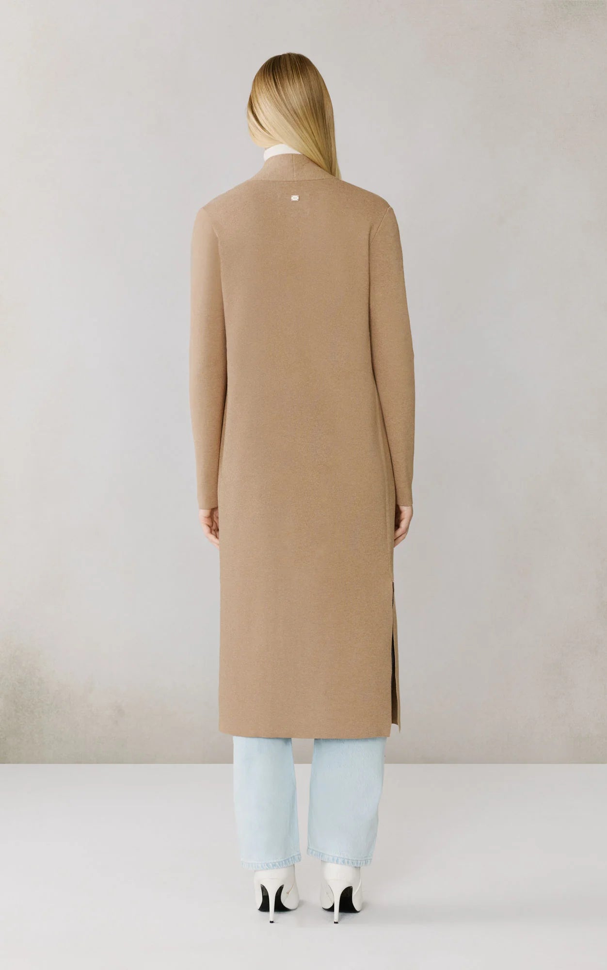 Zola Maxi Coatigan in Teak