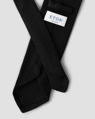Grenadine Tie in Black