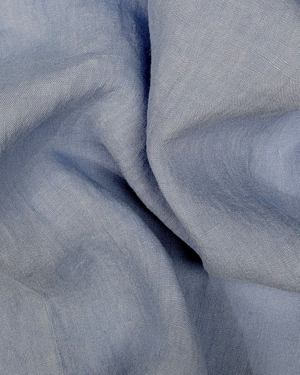 Ferrante Camicia Linen Button Up in Blue