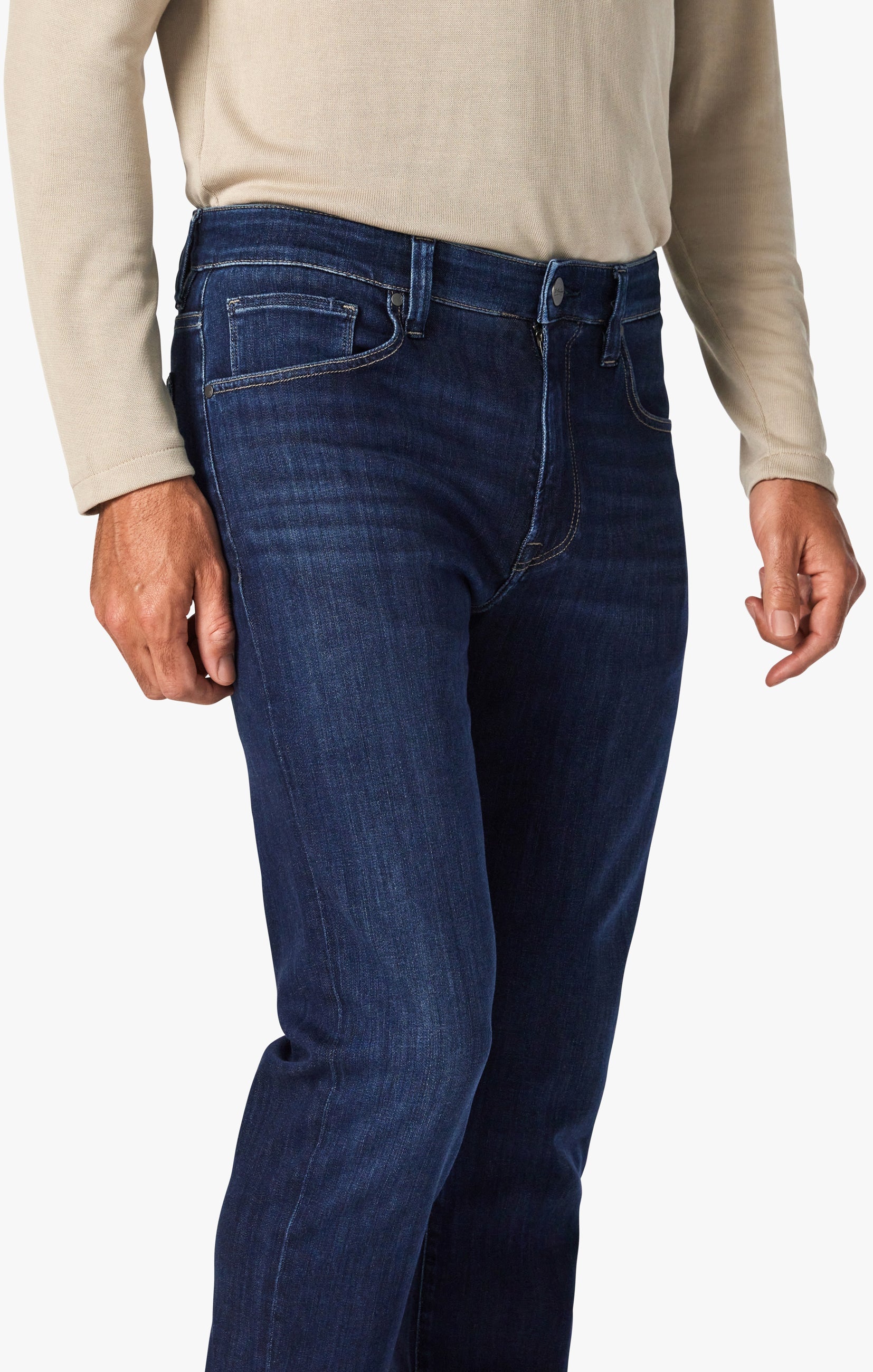 34 Heritage Cool Tapered Leg Jean in Dark Brushed Refined