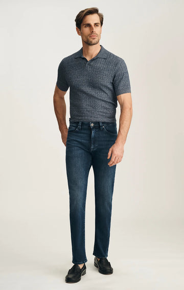 Courage Fit Jean in Deep Brushed Aerodenim