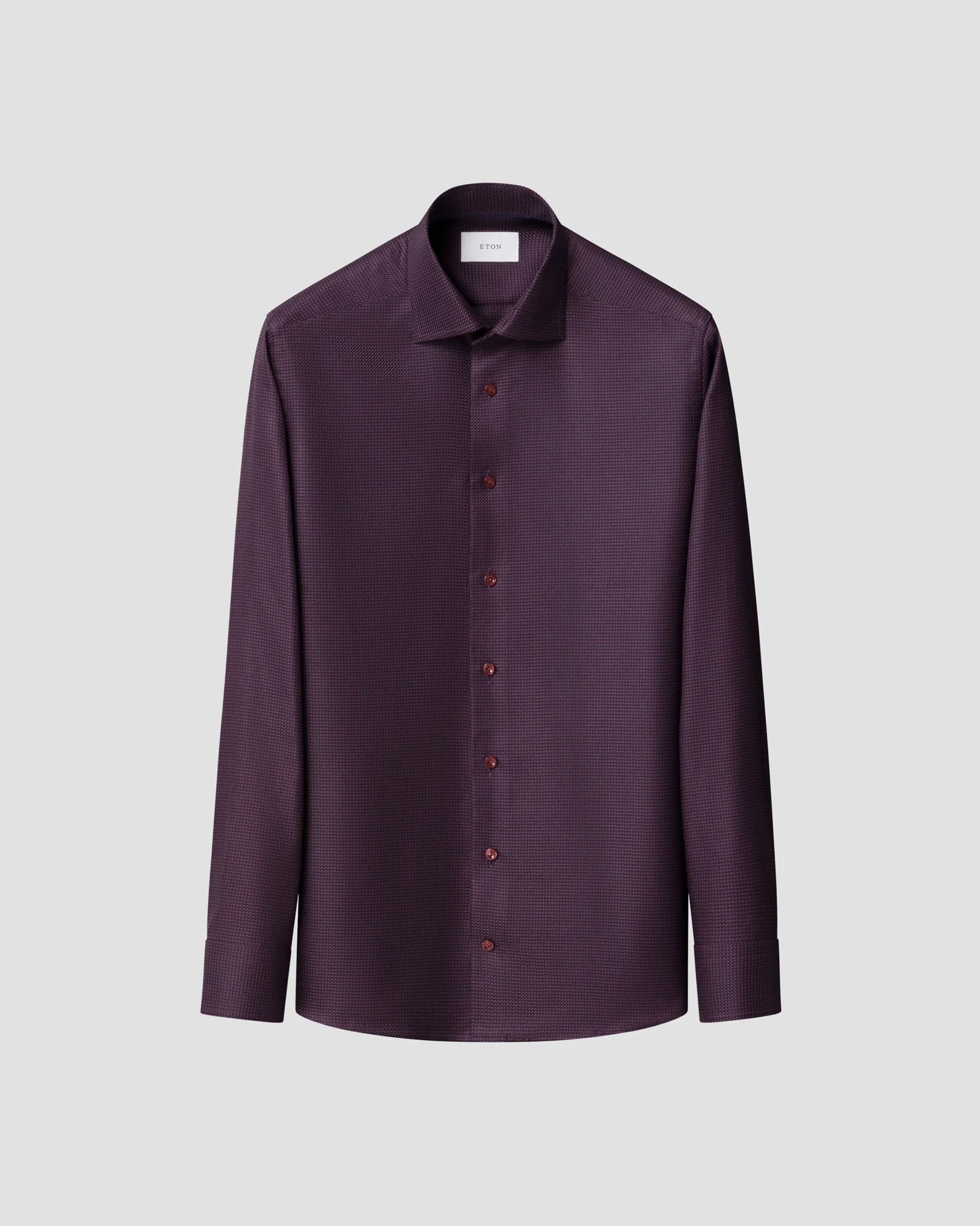 Houndstooth King Twill in Purple