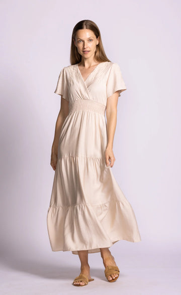 Irvine Dress in Beige