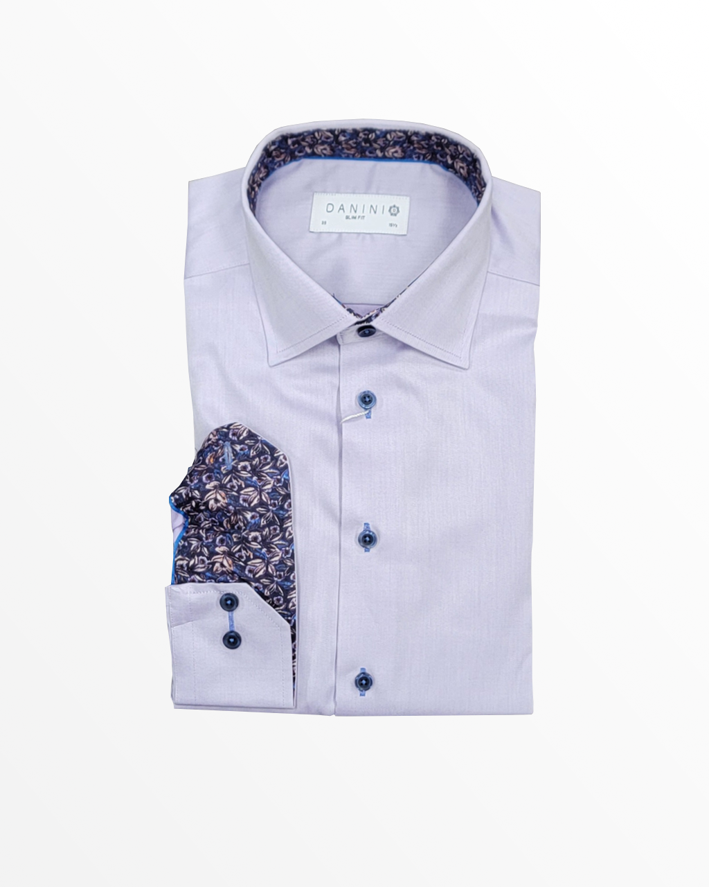Slim Fit Dress Shirt in Lavender