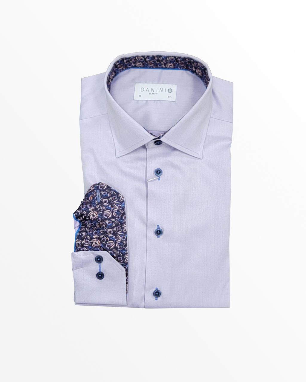 Danini Slim Fit Dress Shirt in Lavender