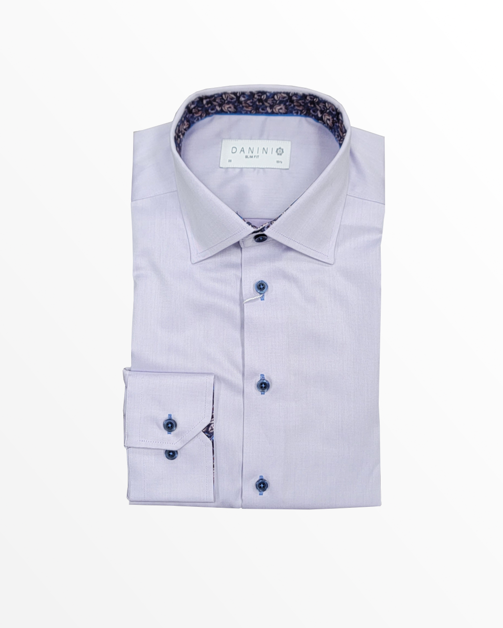 Danini Slim Fit Dress Shirt in Lavender