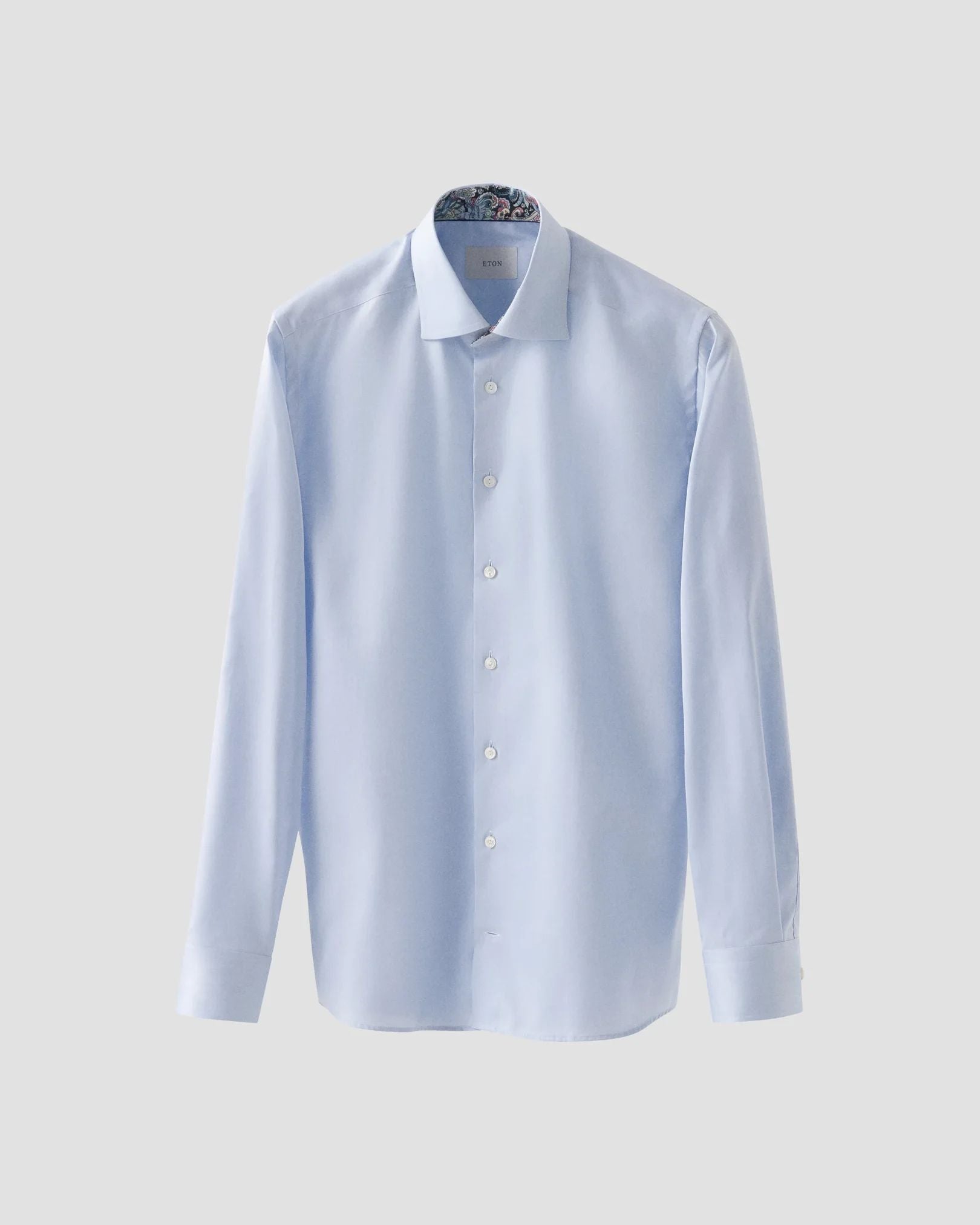 Solid Signature Twill Paisley Effect in Blue