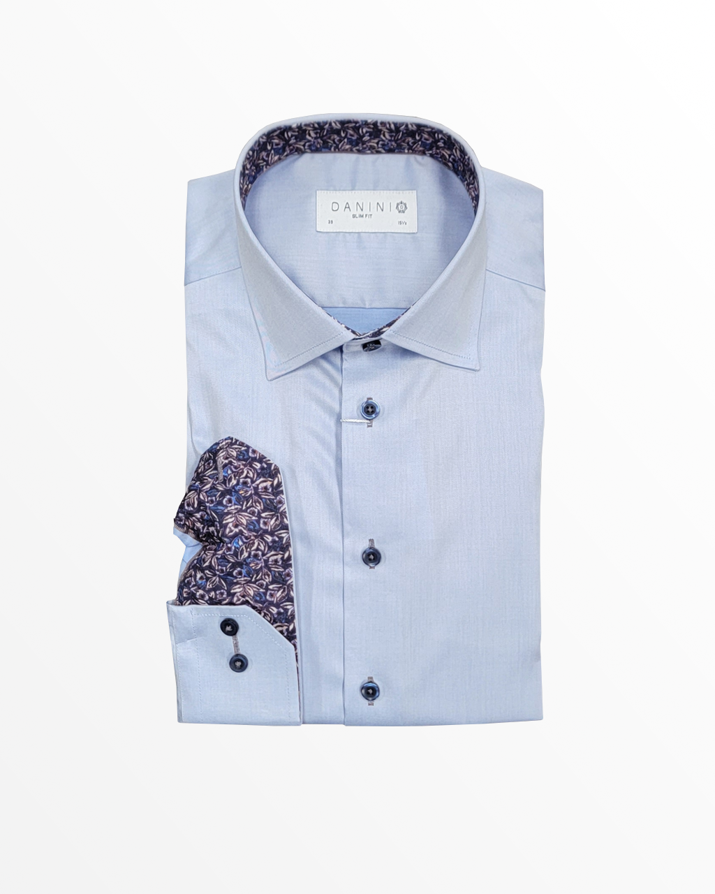 Danini Slim Fit Dress Shirt in Light Blue