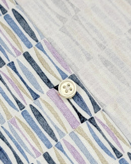 Desoto Short Sleeve Jersey Shirt in Oblong Ovals