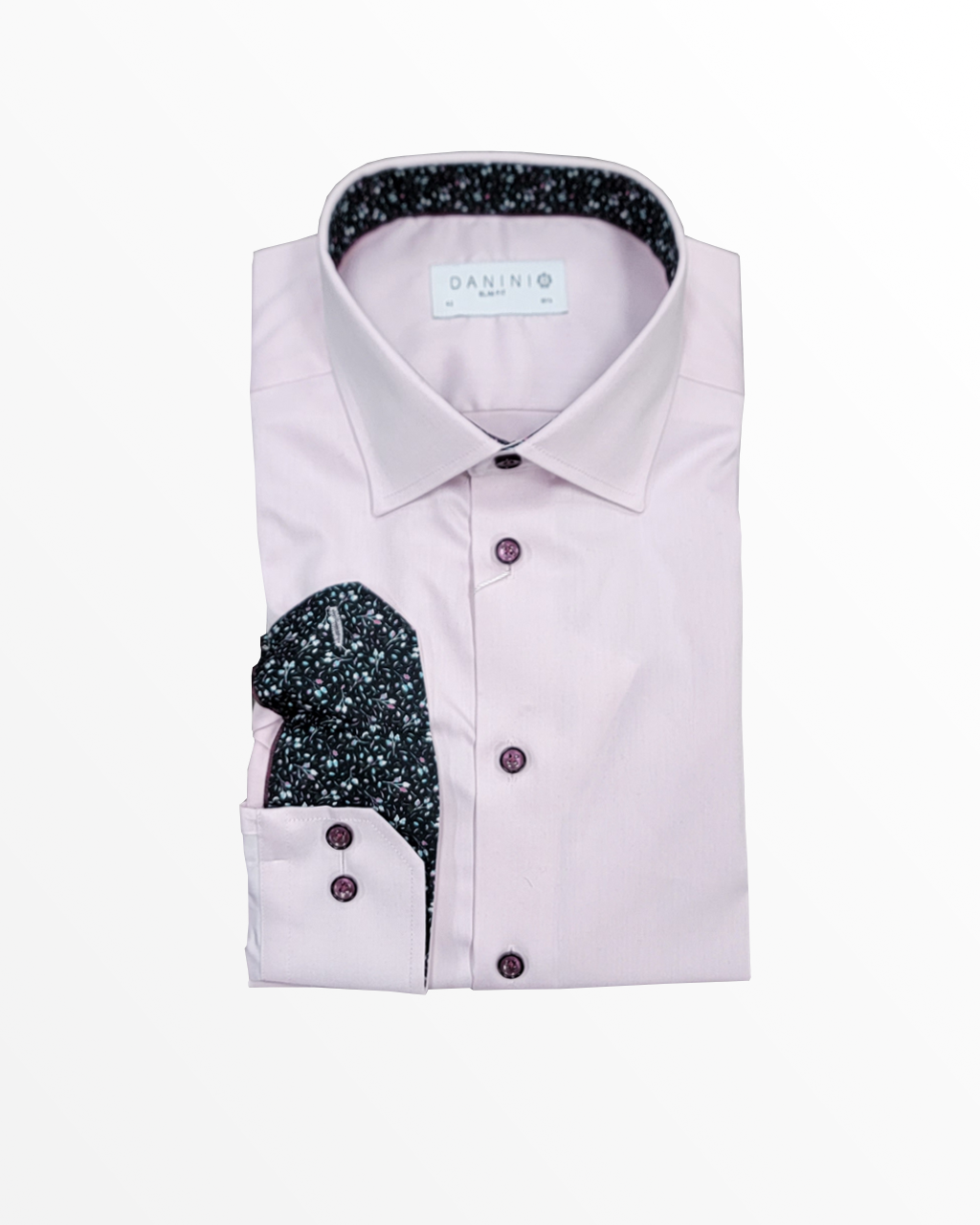 Danini Slim Fit Dress Shirt in Pink